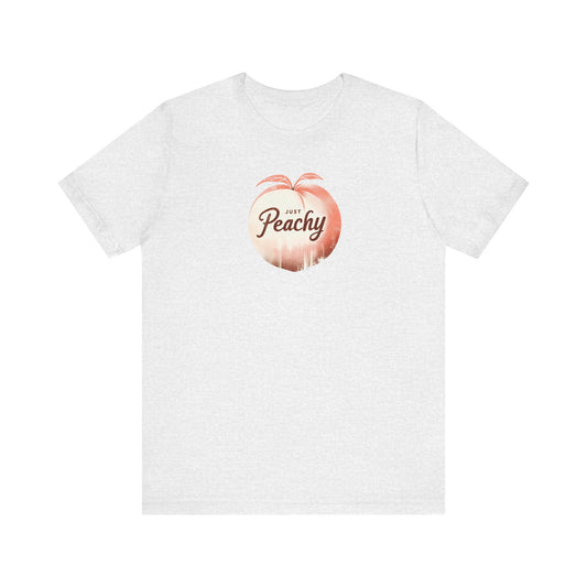 Just Peachy Shirt Summer Shirts, Cute Womens Shirt, Retro Summer Shirt, Gifts For Peach Lovers, Summer Vibes Shirt Moms Gift Girlfriend Gift