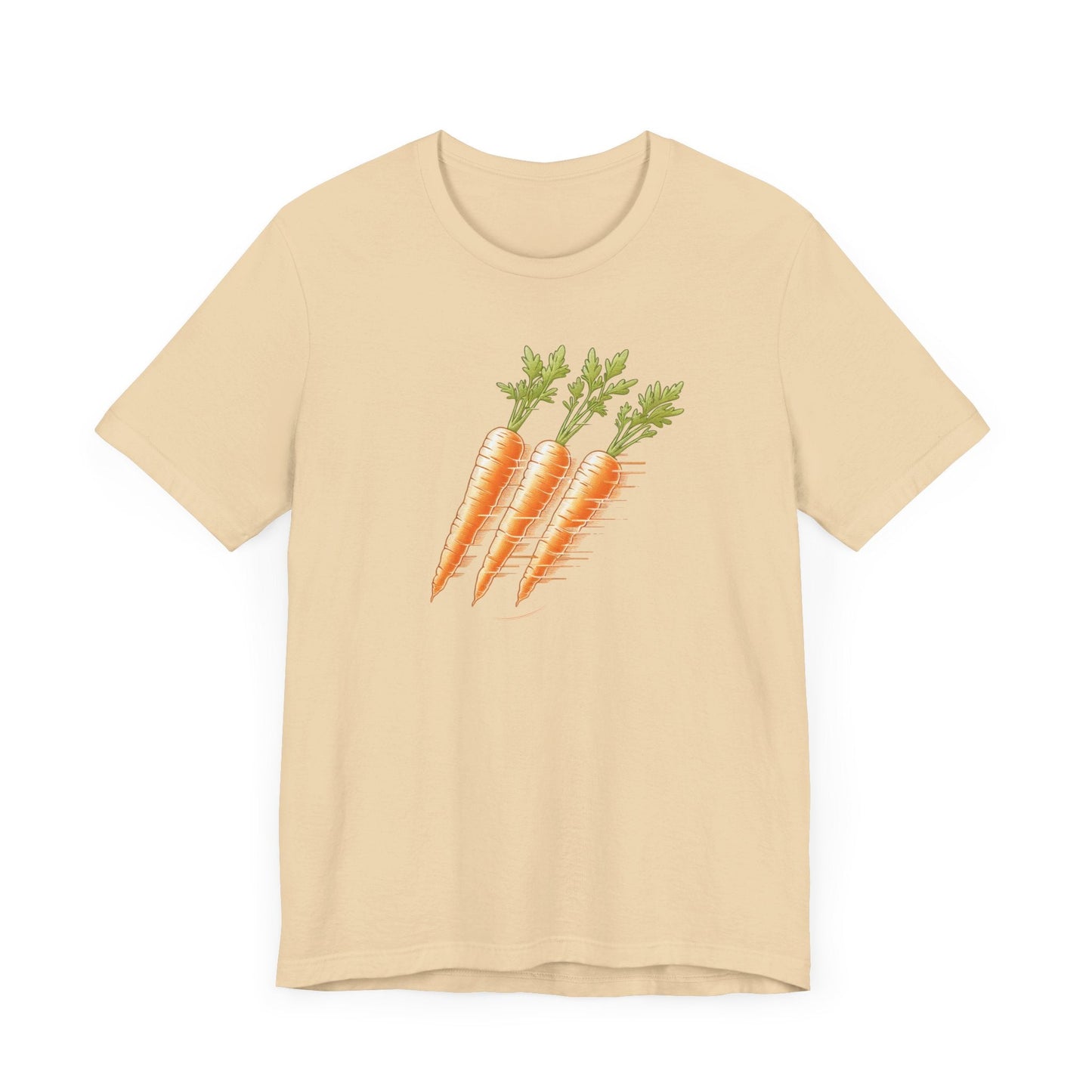 Carrot Crush Garden Fresh Vibes Tee Graphic Tee Shirt for Women Minimalist Foodie Cook Baker Hiking Camping Botanical Gardner