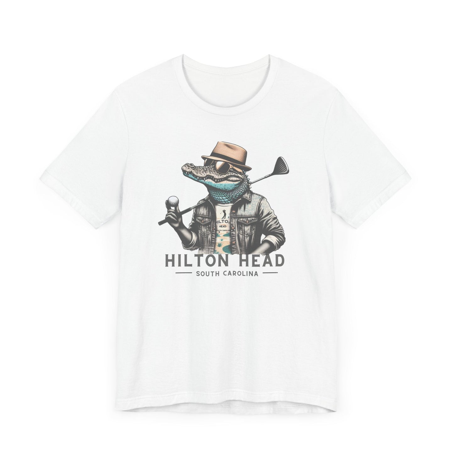 Golf With the Gators Hilton Head South Carolina Graphic Tee Great Gift Idea