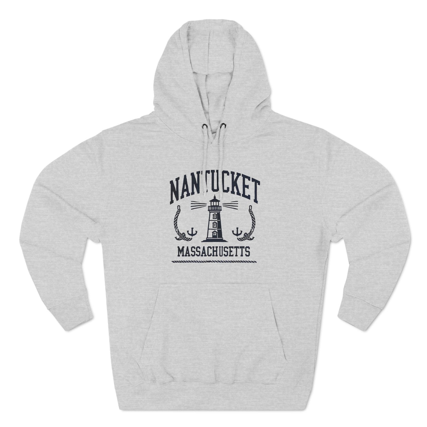 Nantucket Massachusetts Graphic Sweatshirt Coastal-Inspired Pullover