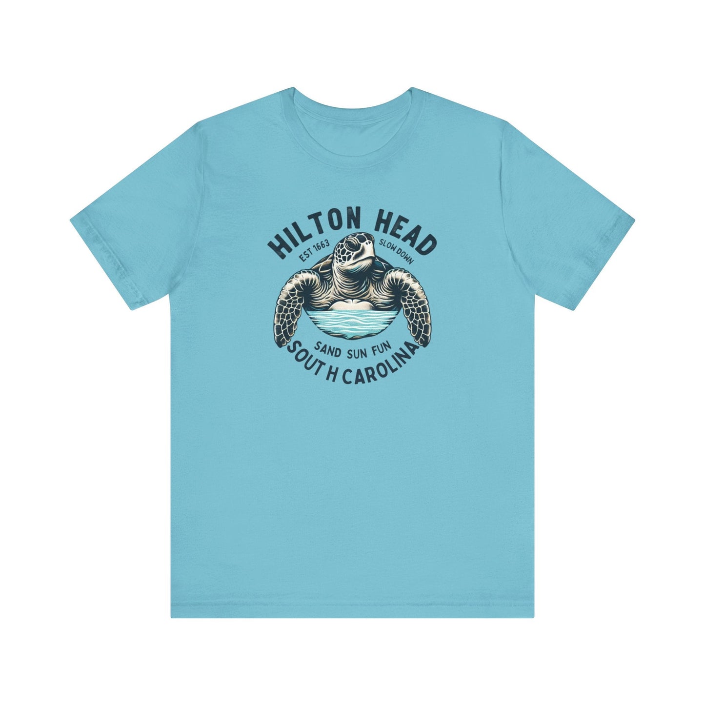 Hilton Head South Carolina Graphic Tee Vacation Shirt Beach Vibes Destination Shirt Great Gift Idea