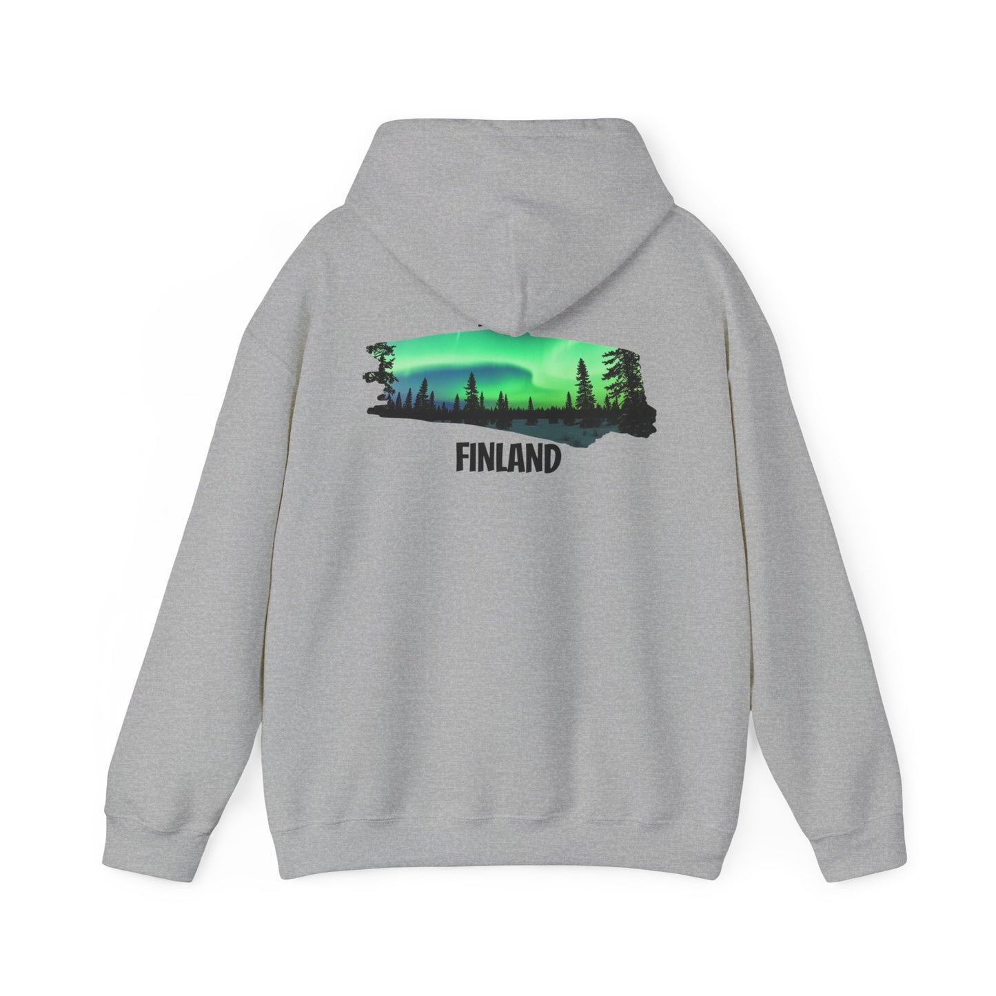 Lapland, Finland Cozy Northern Lights Travel & Outdoor Adventure Hoodie