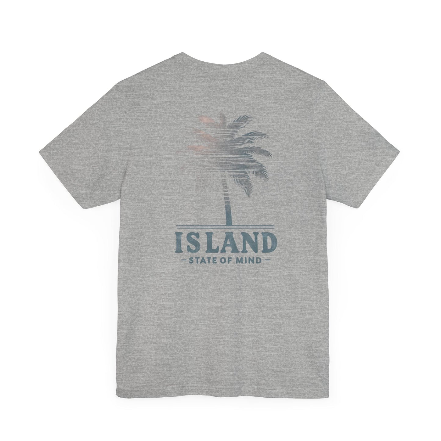 Vacation Vibes: Unisex Island State of Mind Palm Tree Graphic Tee Great Gift Idea