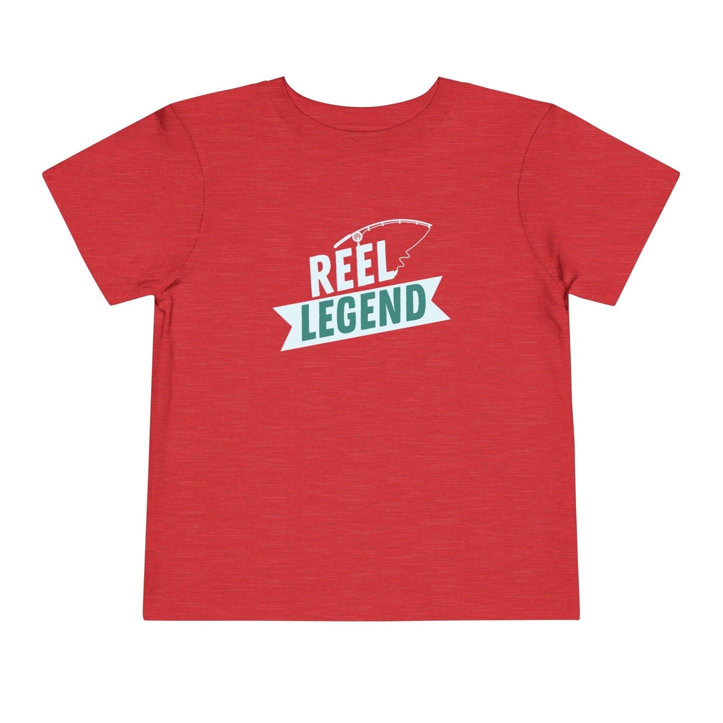 Reel Legend Toddler Short Sleeve Tee - Fun and Comfy Kids Fishing Shirt