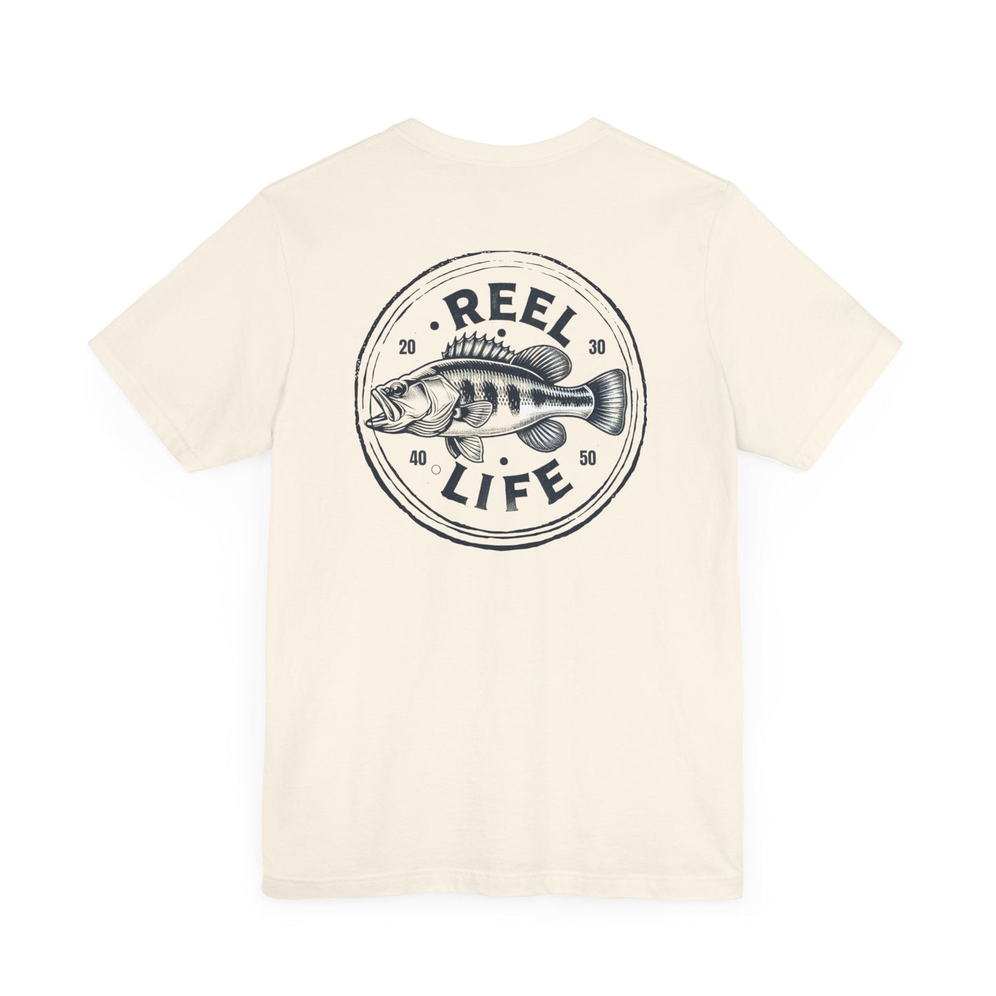 Reel Life Fishing Tee: Cast Away in Comfort & Style! Great Gift Idea for Anyone who Loves Fishing