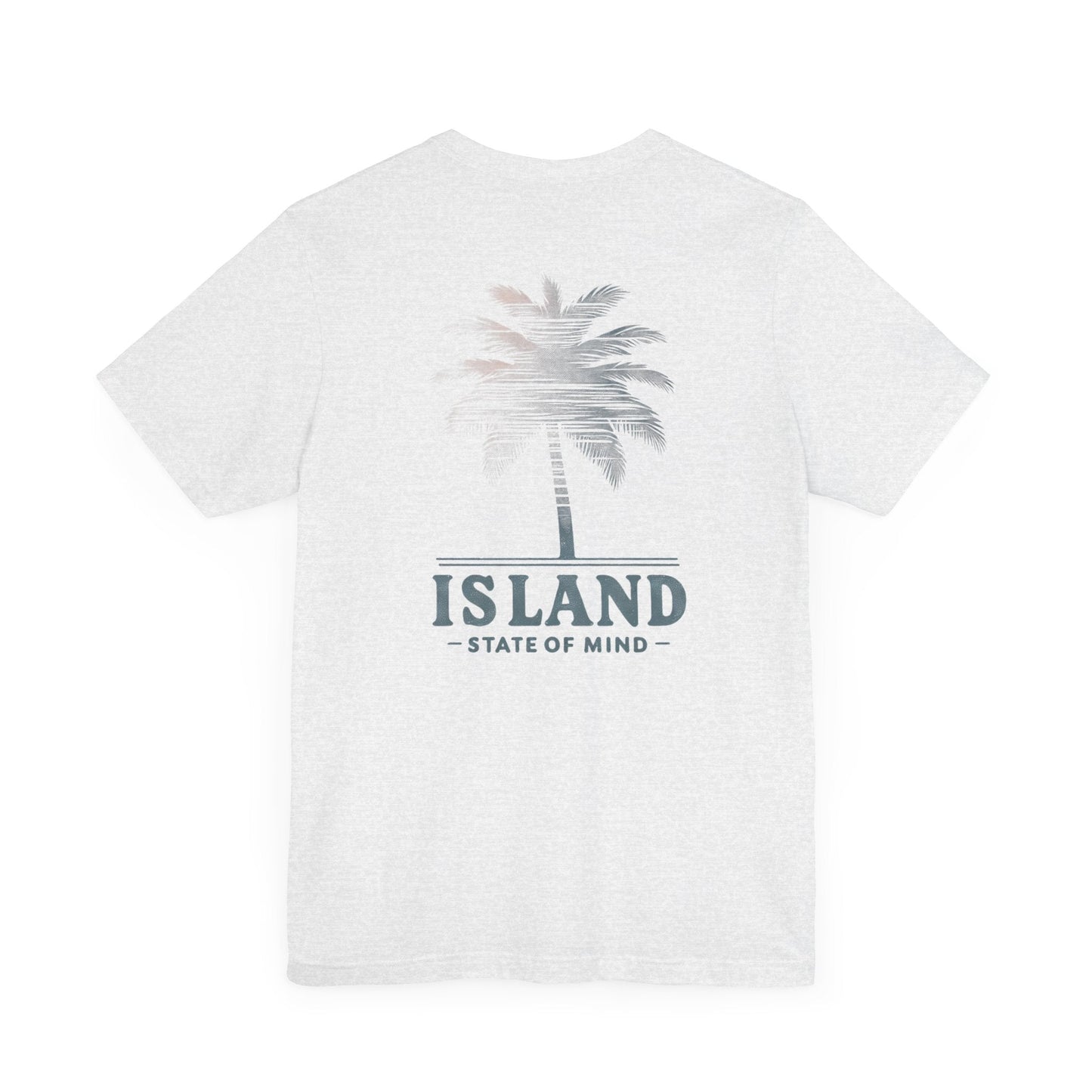 Vacation Vibes: Unisex Island State of Mind Palm Tree Graphic Tee Great Gift Idea