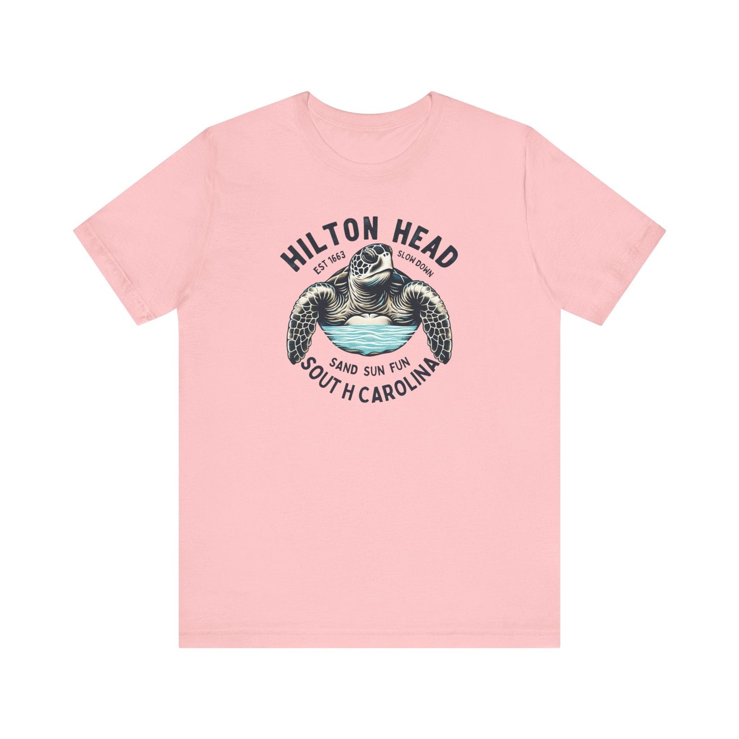 Hilton Head South Carolina Graphic Tee Vacation Shirt Beach Vibes Destination Shirt Great Gift Idea