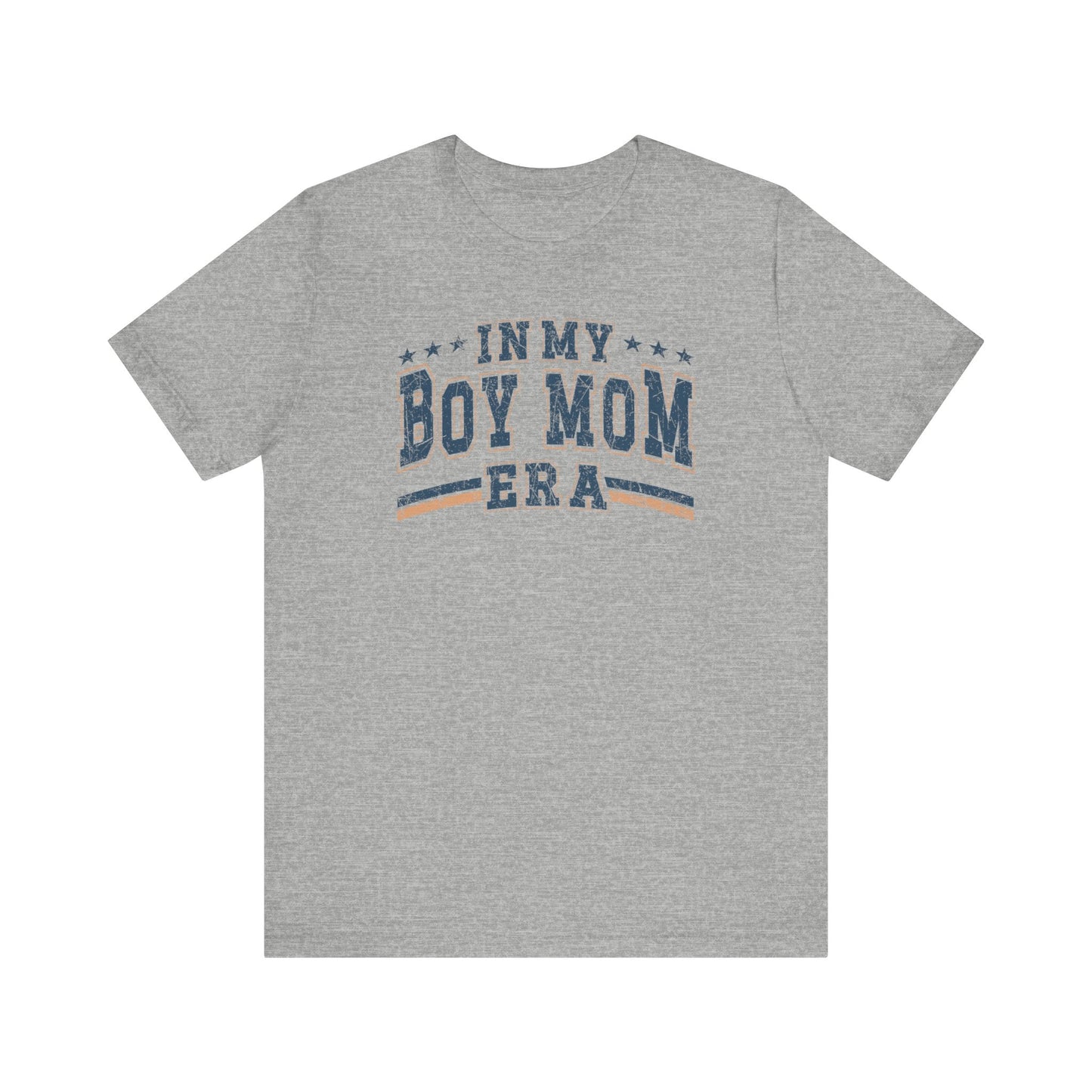 In My Boy Mom Era Tee – Comfortable & Stylish Womens Short Sleeve Crewneck Cotton T-Shirt Mom Gift, Mothers Day Gift