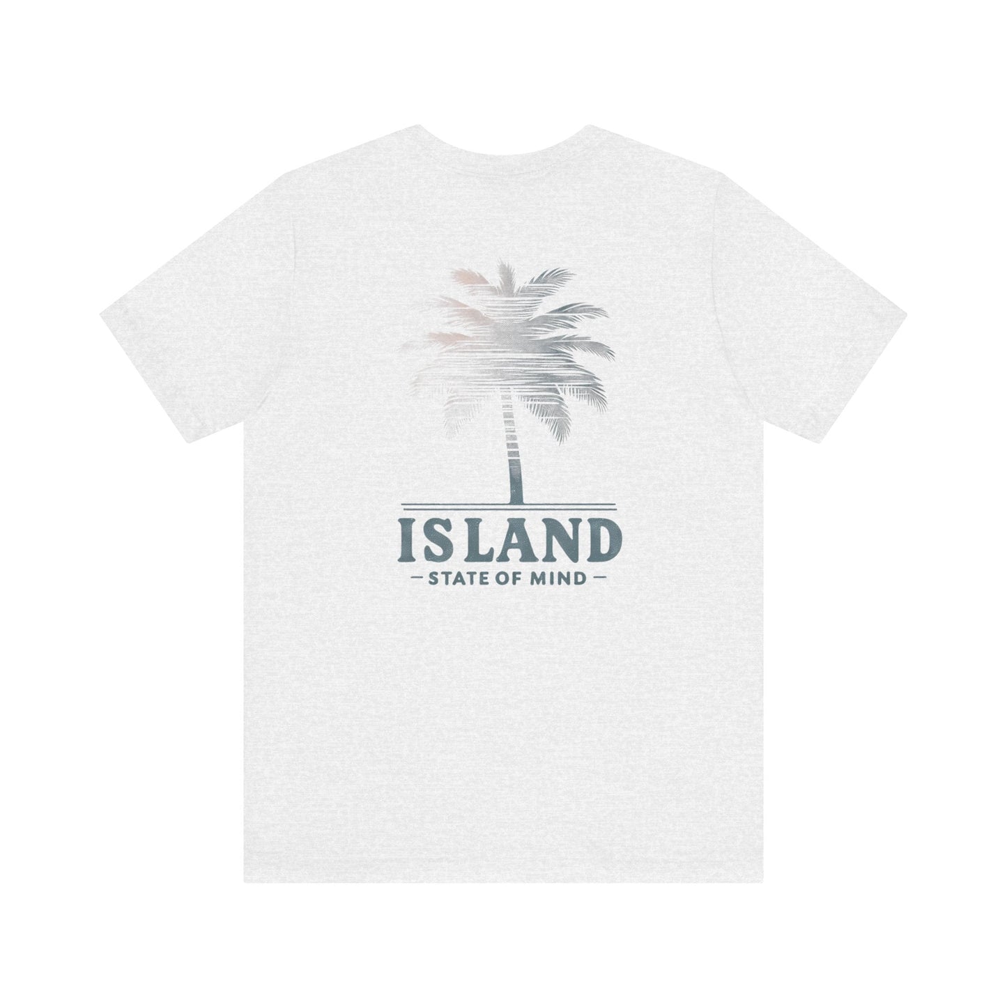 Vacation Vibes: Unisex Island State of Mind Palm Tree Graphic Tee Great Gift Idea