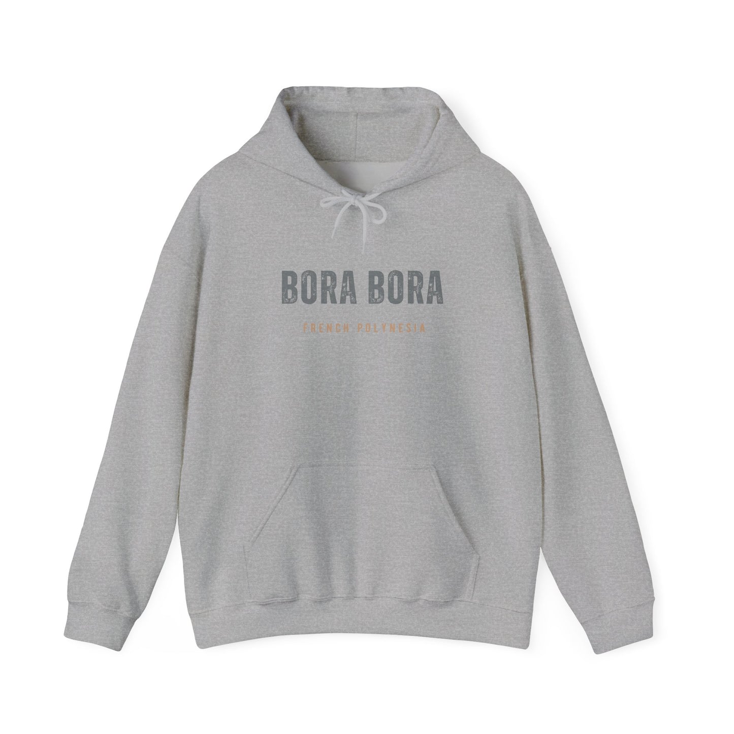 Bora Bora Unisex Heavy Blend Hooded Sweatshirt Cozy, Stylish, and Durable Vacation Destination Trave;l Shirt Great Gift