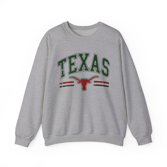 Texas Pride Unisex Heavy Blend Crewneck Sweatshirt | Warm Durable Travel Vacation Shirt