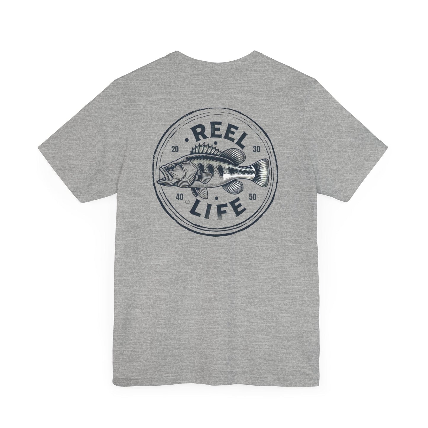 Reel Life Fishing Tee: Cast Away in Comfort & Style! Great Gift Idea for Anyone who Loves Fishing