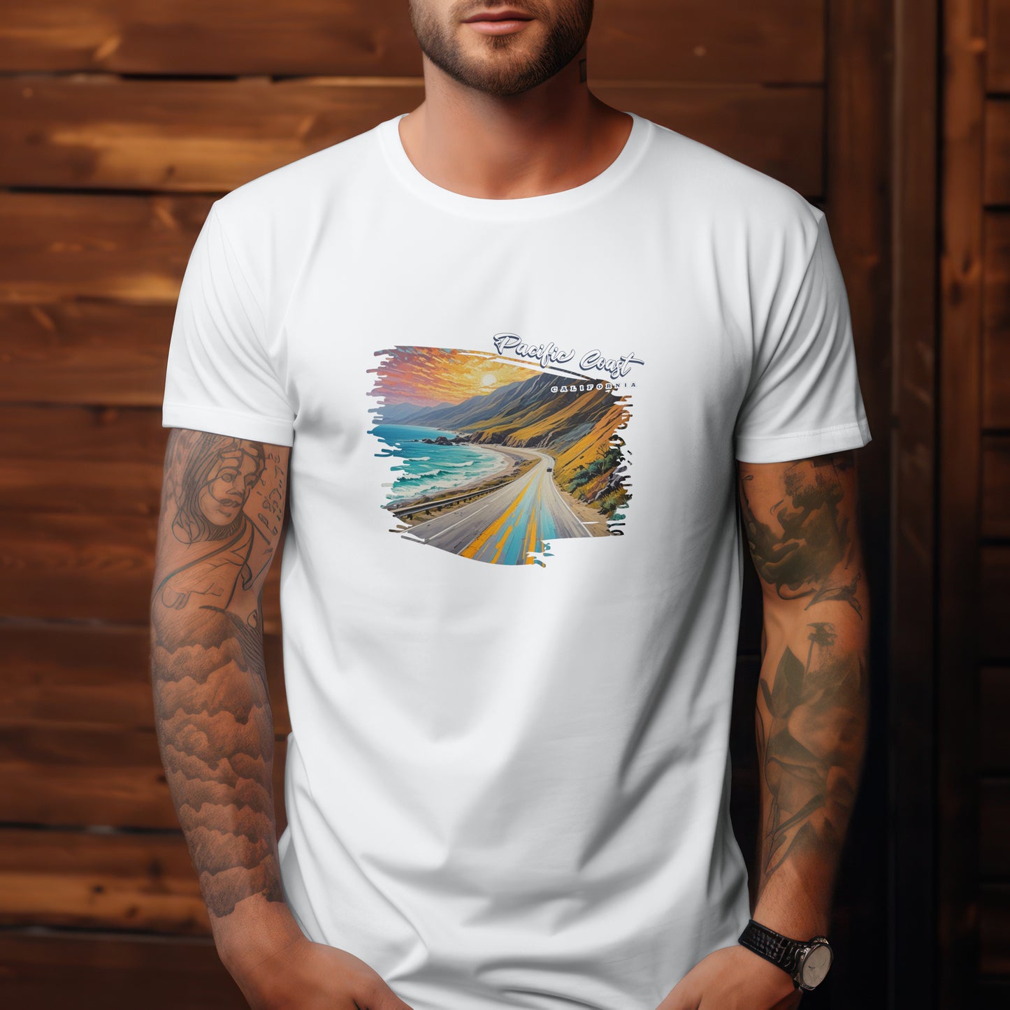 Pacific Coast Highway California T-Shirt  Ride the Waves of Adventure!