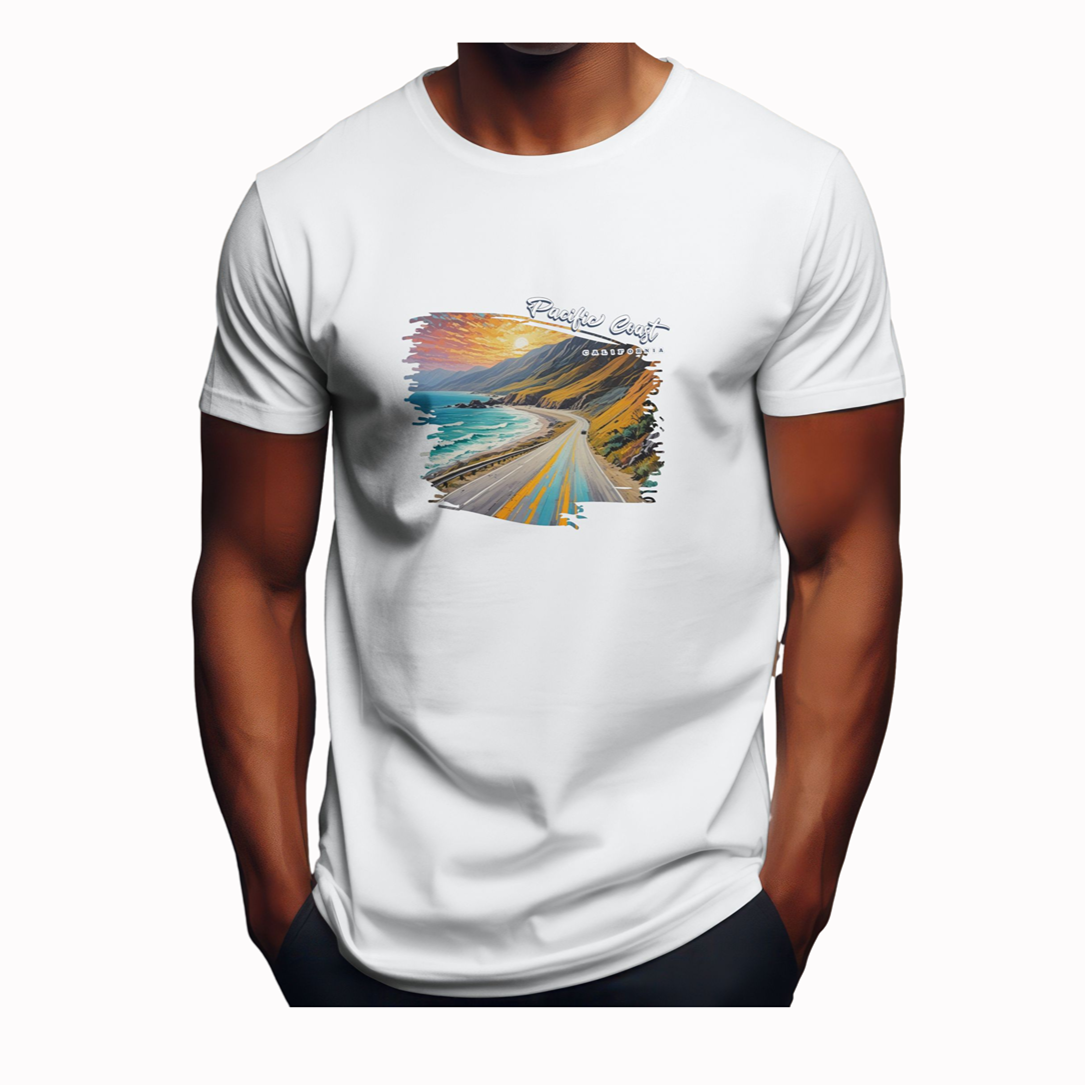 Pacific Coast Highway California T-Shirt  Ride the Waves of Adventure!