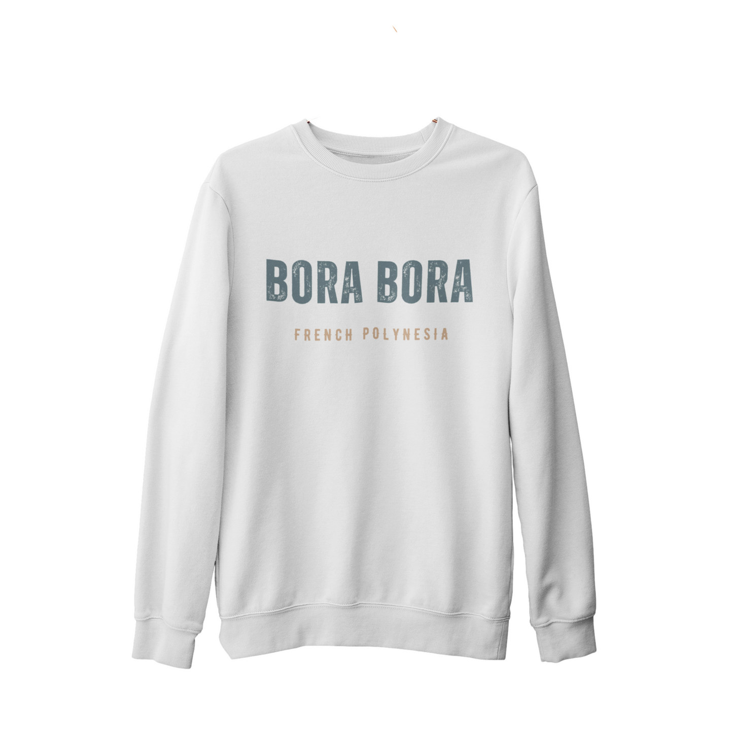 Bora Bora Unisex Heavy Blend Crewneck Sweatshirt Cozy and Durable Comfort Vacation Travel Destination Shirt Great Gift