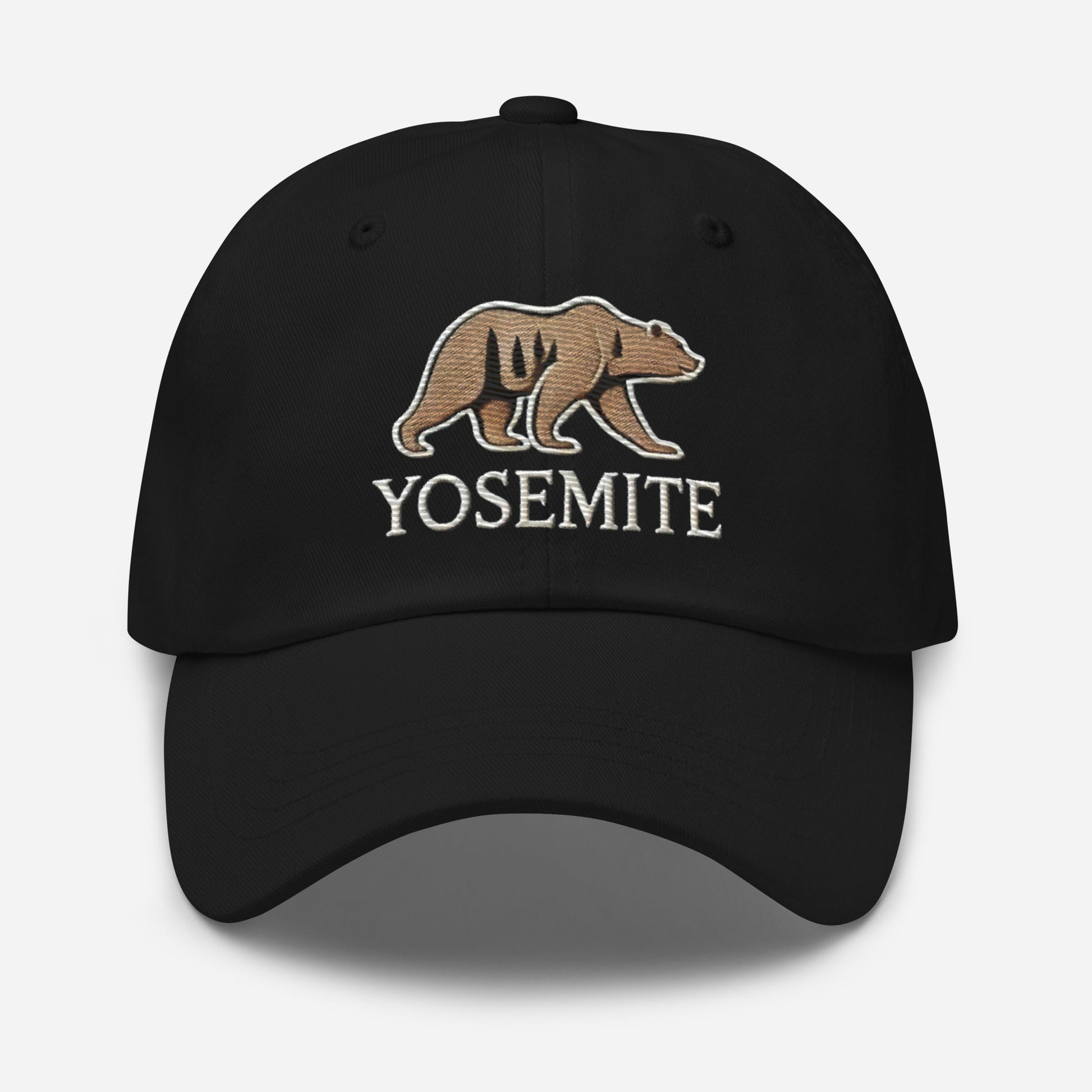 Embroidered Yosemite Wildlife Bear Dad Hat