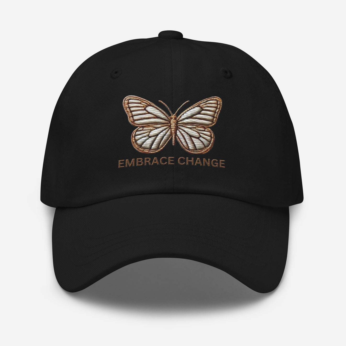 Embroidered 'Simplicity of the Beautiful Butterfly Embrace Change' Dad Hat – Stylish and Comfortable