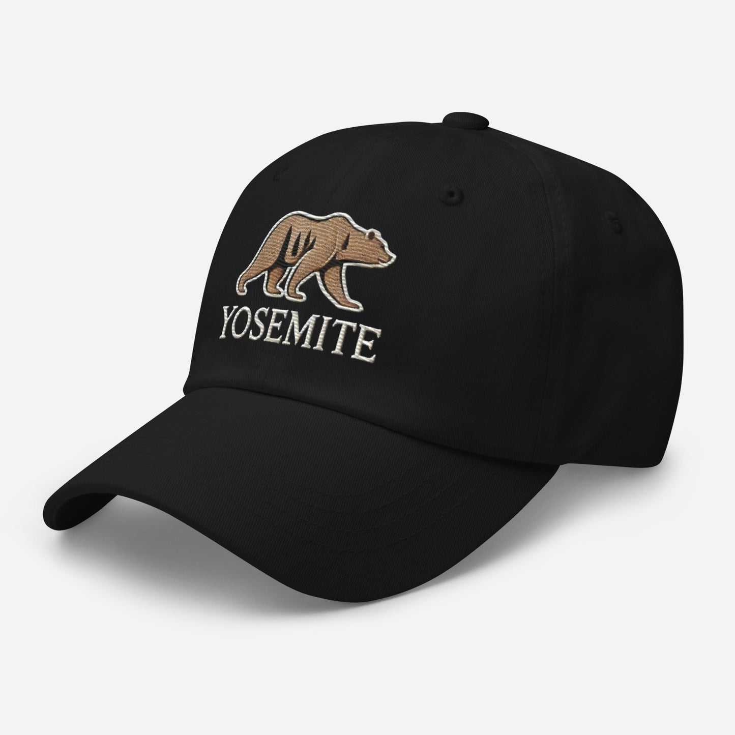 Embroidered Yosemite Wildlife Bear Dad Hat