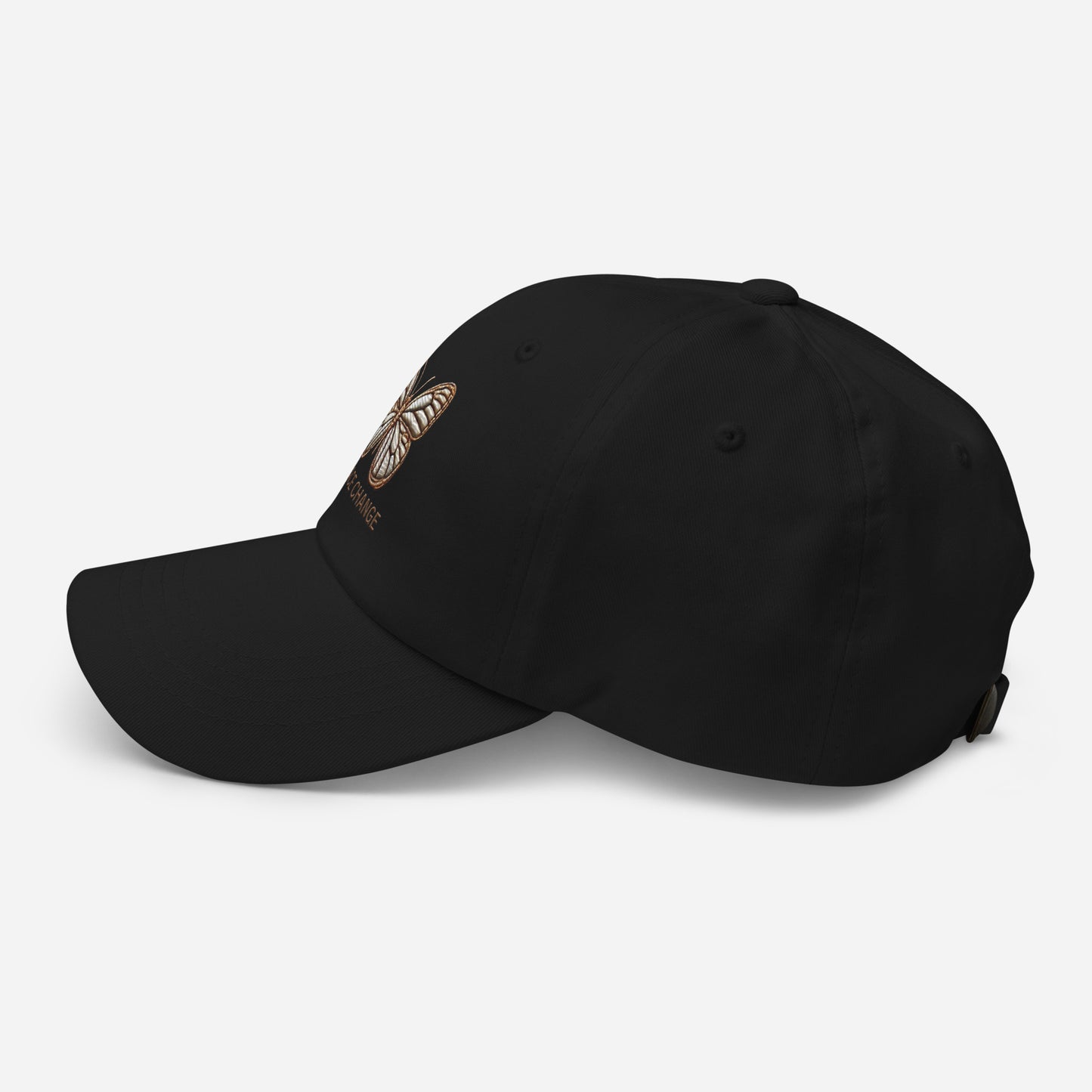 Embroidered 'Simplicity of the Beautiful Butterfly Embrace Change' Dad Hat – Stylish and Comfortable