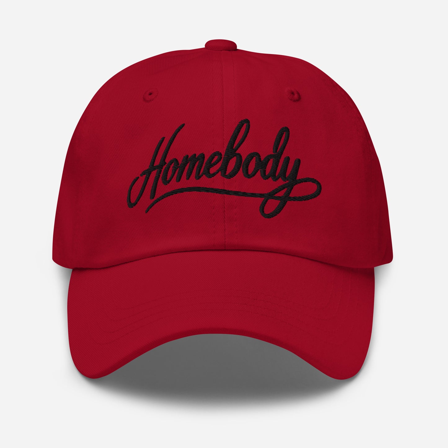 Embroidered 'Homebody' Dad Hat – Adjustable Low Profile Cap