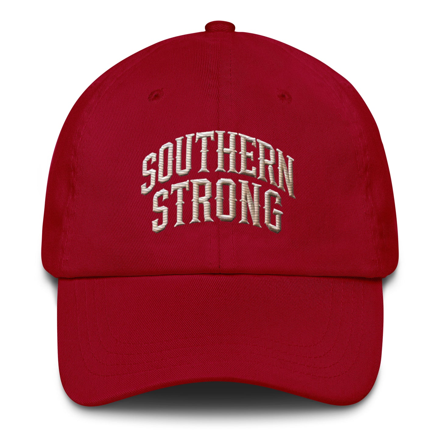 Embroidered 'Southern Strong' Dad Hat – Adjustable Low Profile Cap