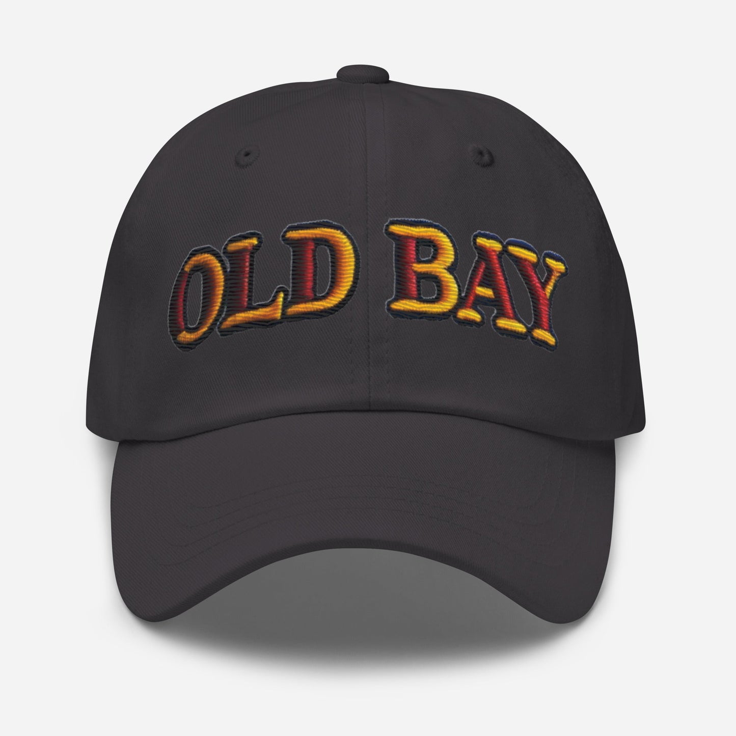 Old Bay Embroidered Dad Hat - Low Profile, Adjustable Strap, Comfortable Fit Great Gift Maryland Chesapeake Bay