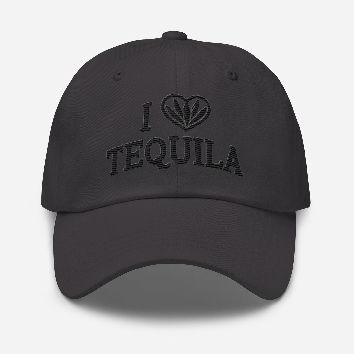 I Love Tequila Embroidered Dad Hat: Low-Profile, Adjustable & Comfortable Party Hat Great Gift Idea