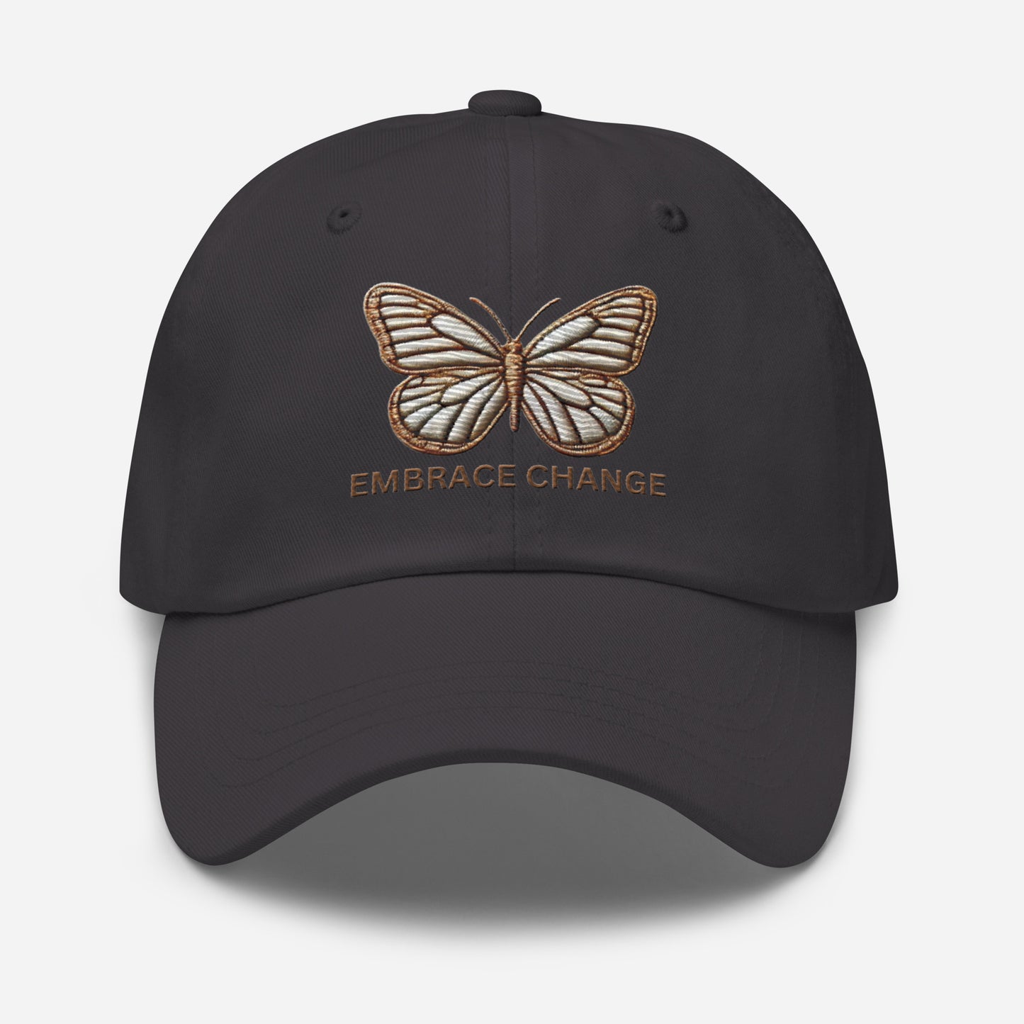 Embroidered 'Simplicity of the Beautiful Butterfly Embrace Change' Dad Hat – Stylish and Comfortable