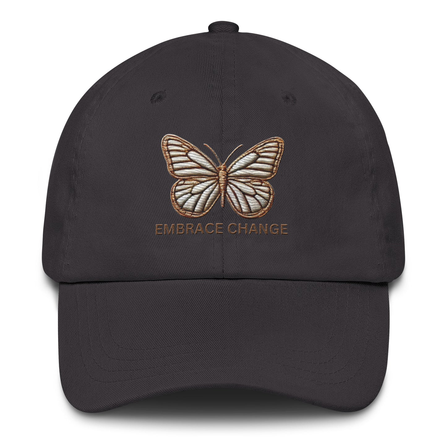 Embroidered 'Simplicity of the Beautiful Butterfly Embrace Change' Dad Hat – Stylish and Comfortable