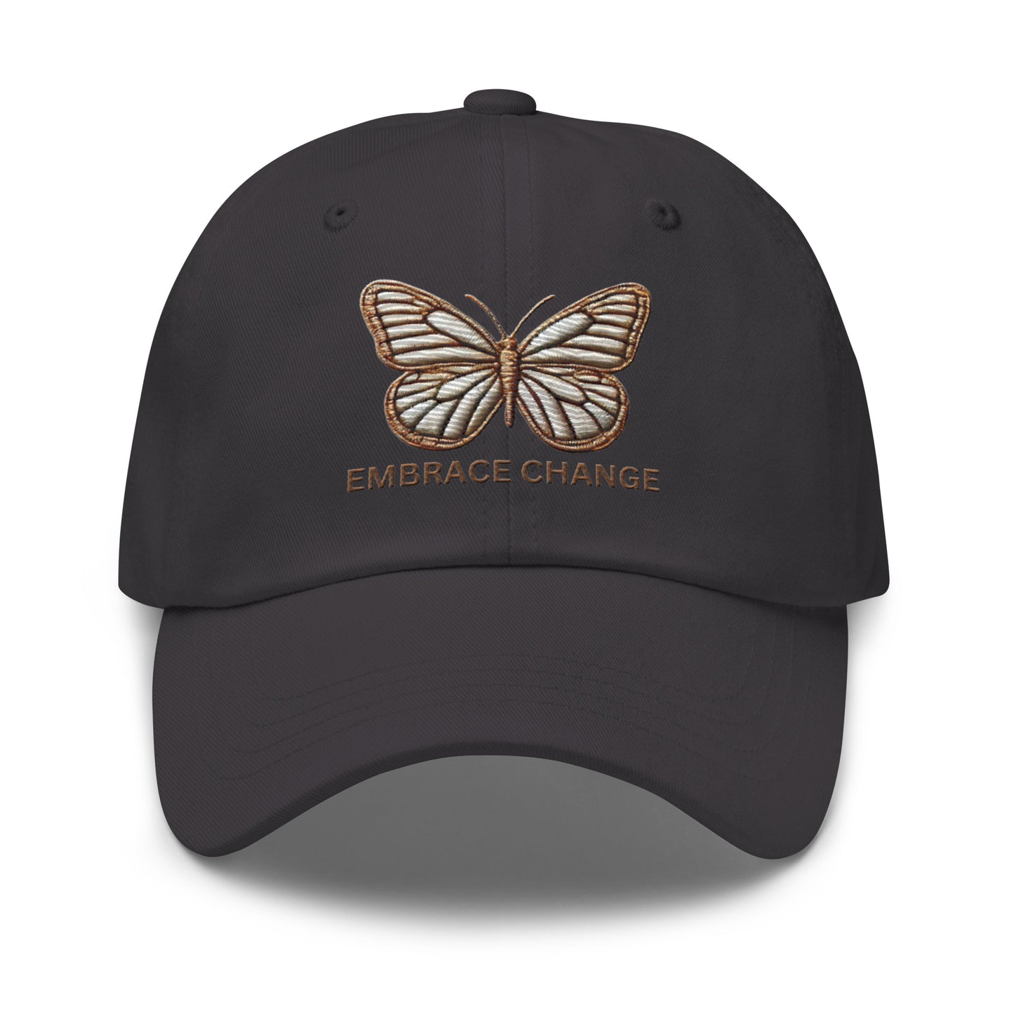 Embroidered 'Simplicity of the Beautiful Butterfly Embrace Change' Dad Hat – Stylish and Comfortable