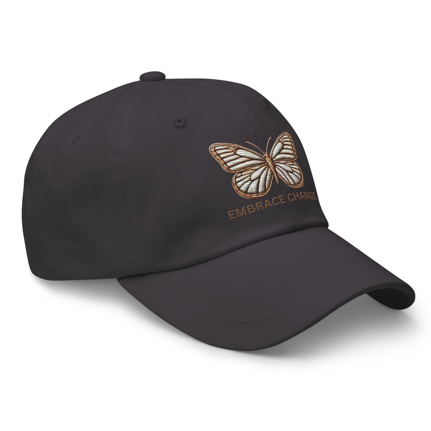 Embroidered 'Simplicity of the Beautiful Butterfly Embrace Change' Dad Hat – Stylish and Comfortable