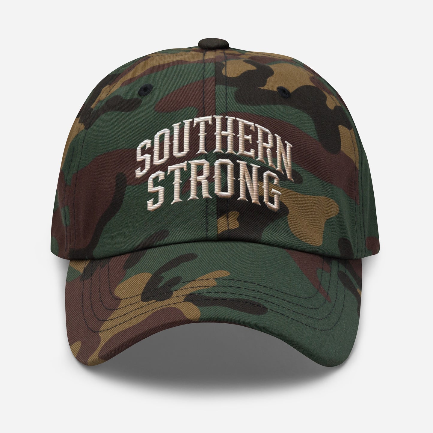 Embroidered 'Southern Strong' Dad Hat – Adjustable Low Profile Cap