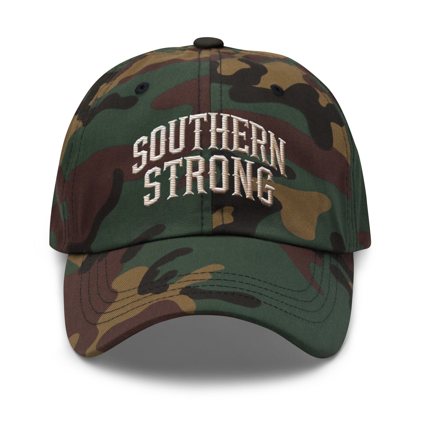 Embroidered 'Southern Strong' Dad Hat – Adjustable Low Profile Cap