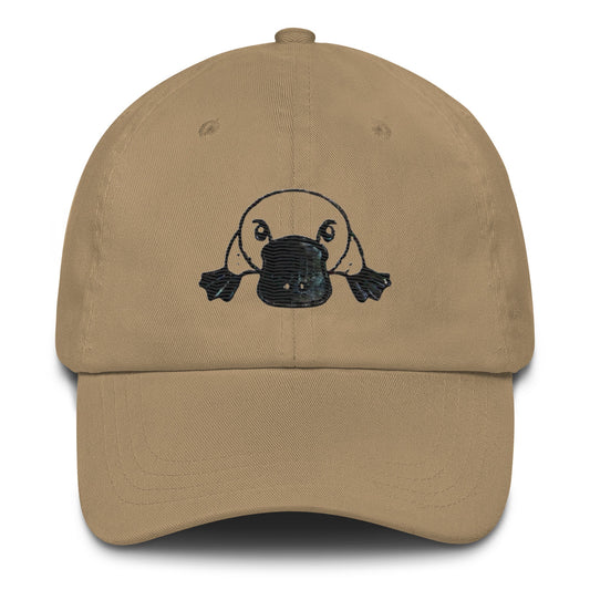 Embroidered Platypus Dad Hat – Low-Profile, Stylish & Comfortable Wildlife Humor Funny Hat