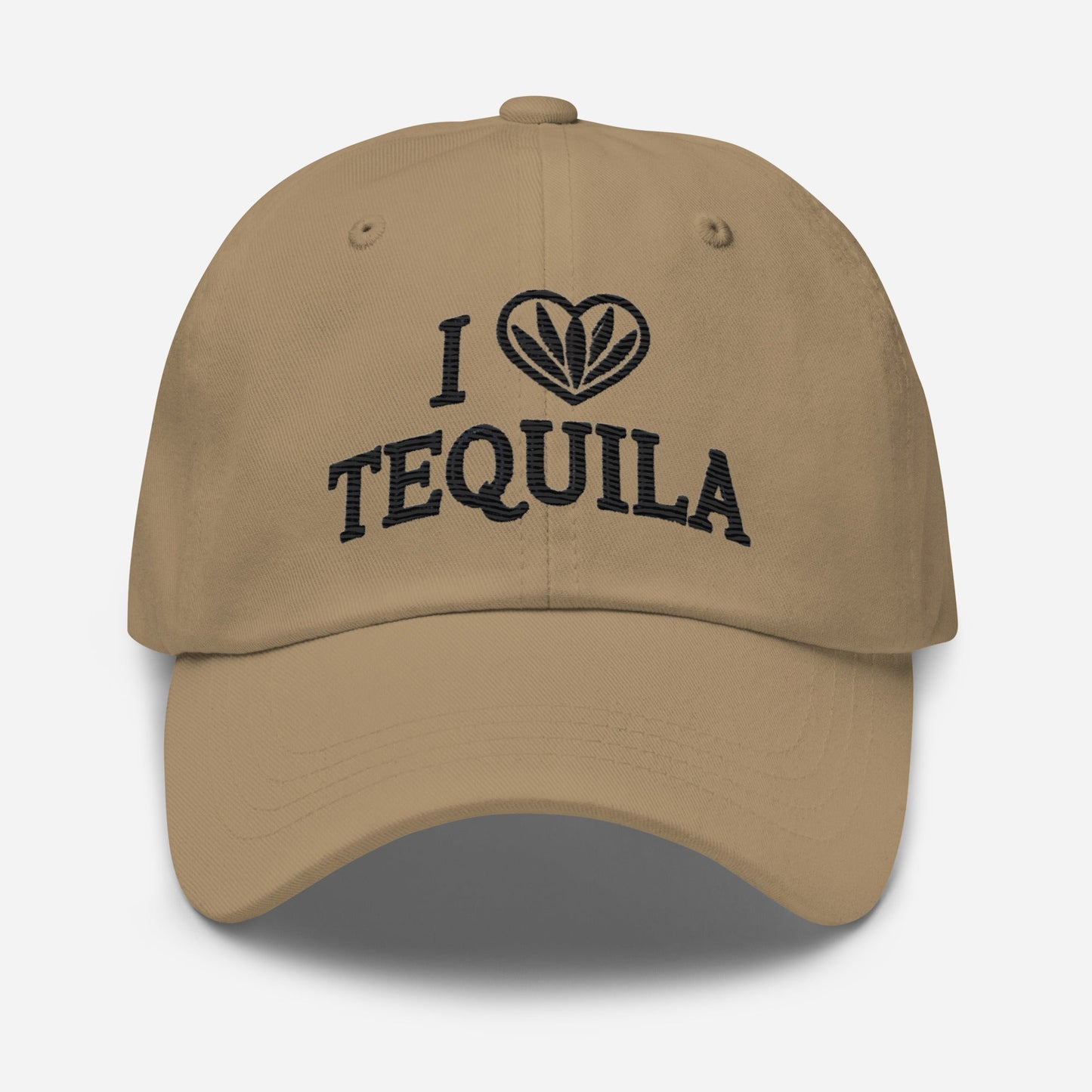 I Love Tequila Embroidered Dad Hat: Low-Profile, Adjustable & Comfortable Party Hat Great Gift Idea