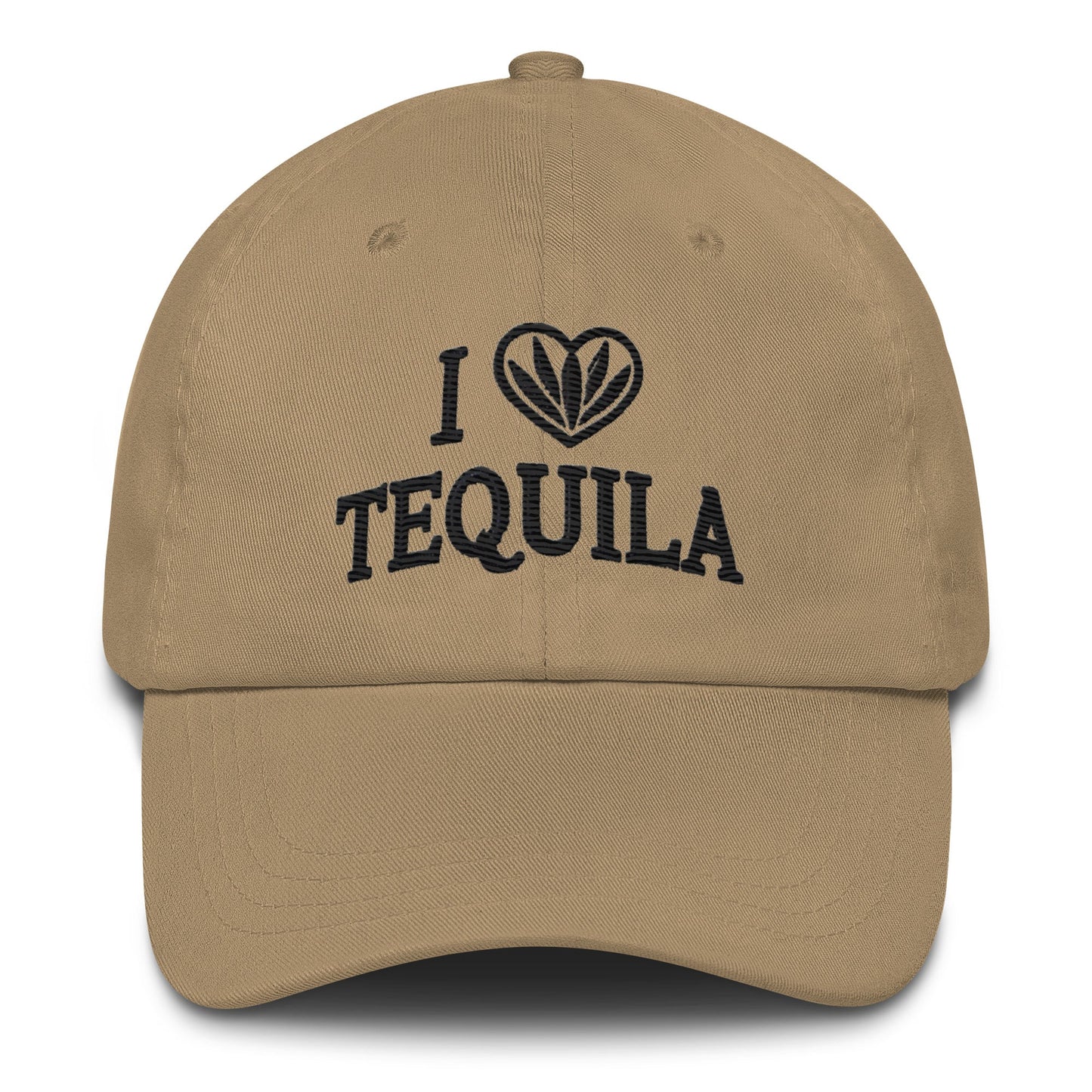 I Love Tequila Embroidered Dad Hat: Low-Profile, Adjustable & Comfortable Party Hat Great Gift Idea