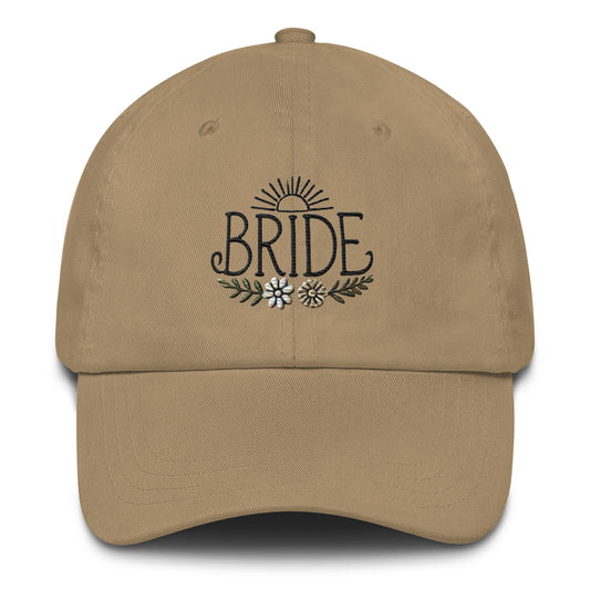 Boho Bride Hippie-Inspired Dad Hat - Effortless Wedding Day Style Bridal Gift Idea