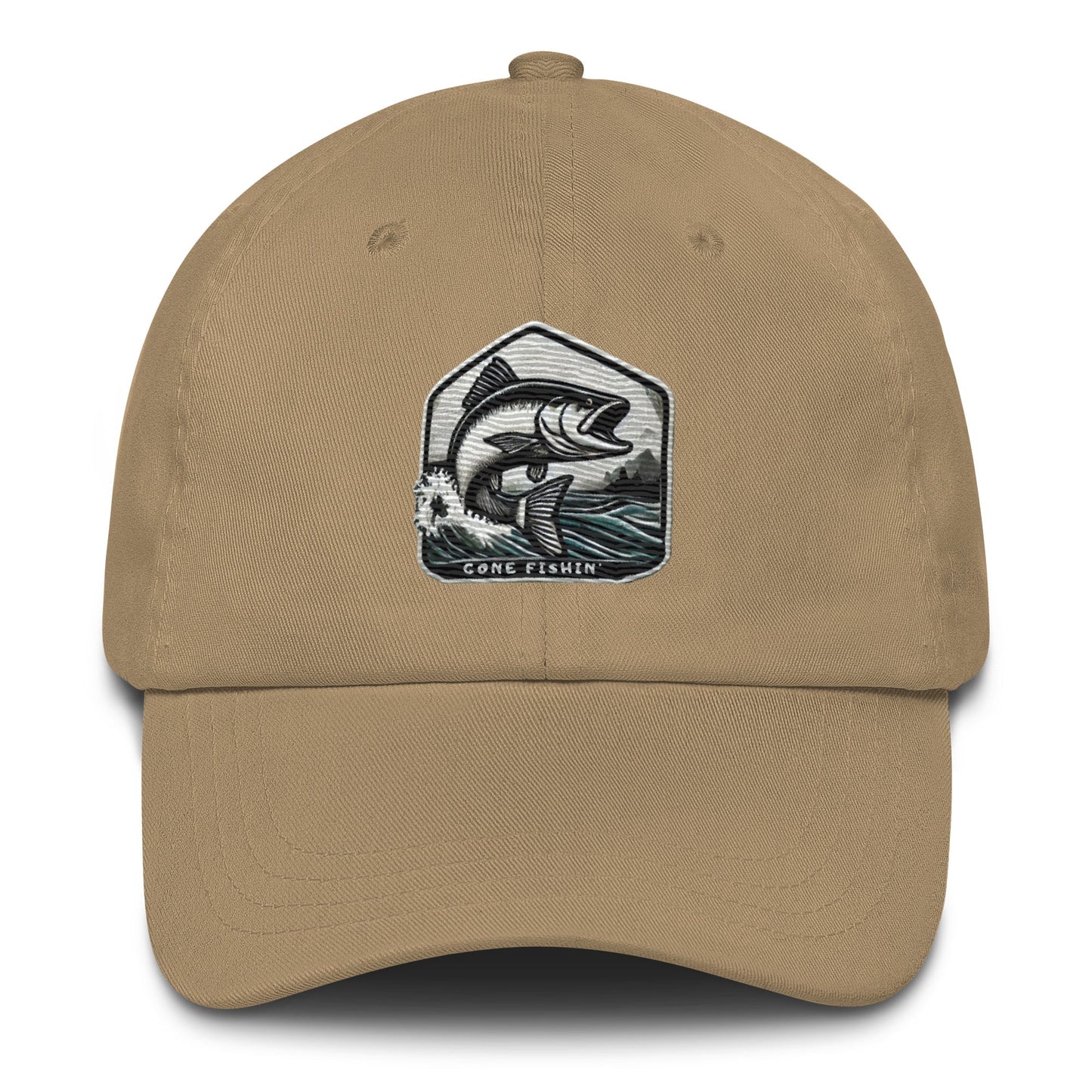 Embroidered Gone Fishin' Dad Hat