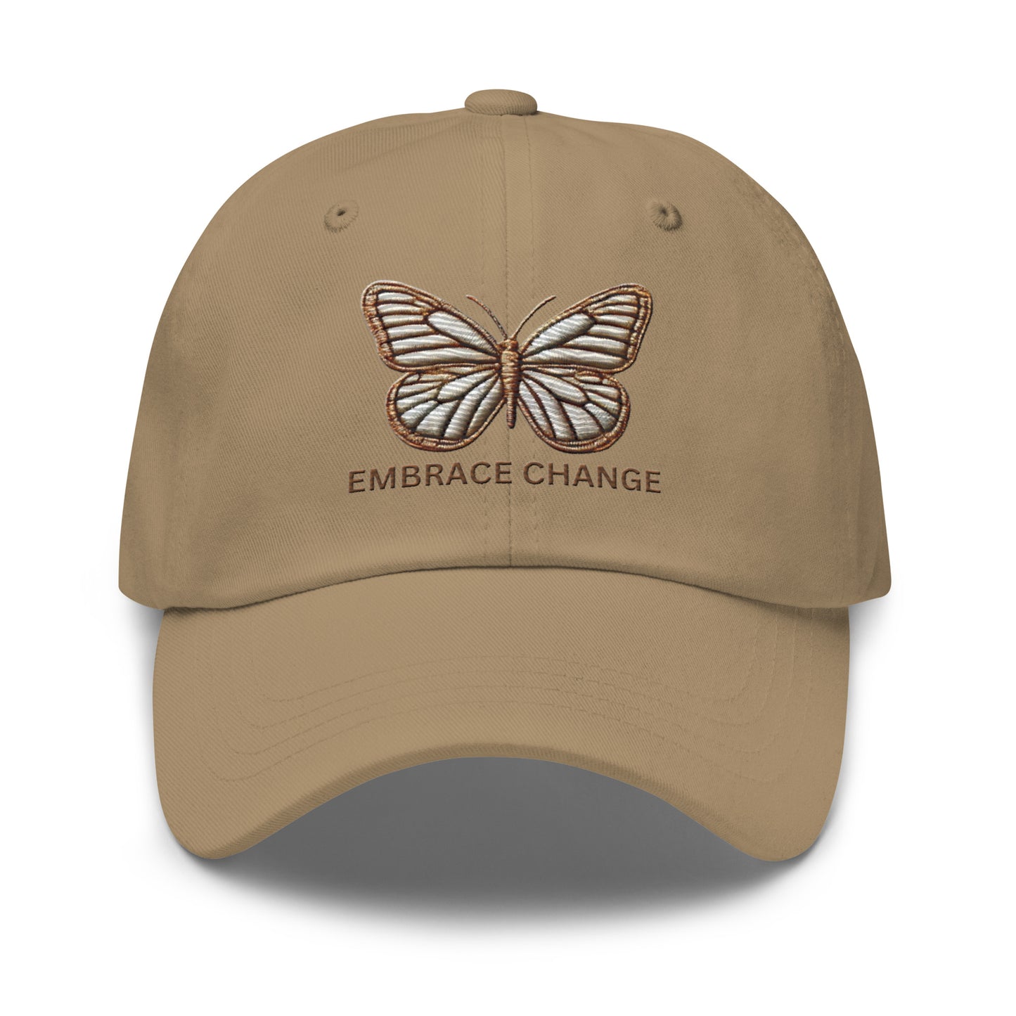 Embroidered 'Simplicity of the Beautiful Butterfly Embrace Change' Dad Hat – Stylish and Comfortable