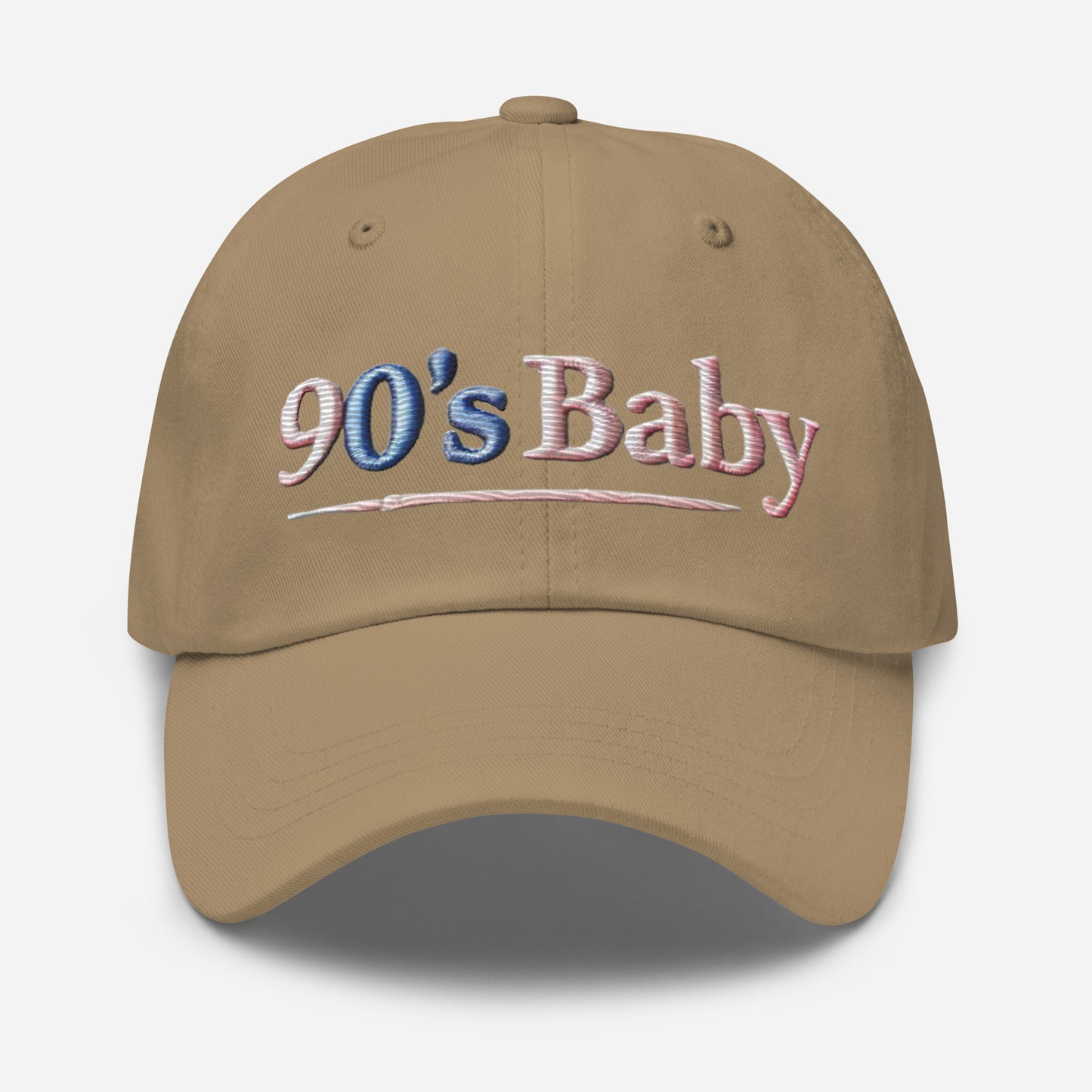 Embroidered 90's Baby' Dad Hat – Adjustable Low Profile Cap 90's Hat