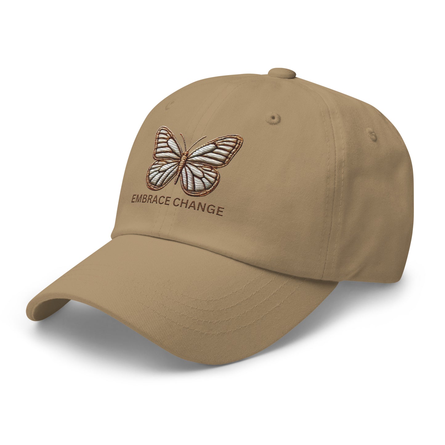 Embroidered 'Simplicity of the Beautiful Butterfly Embrace Change' Dad Hat – Stylish and Comfortable