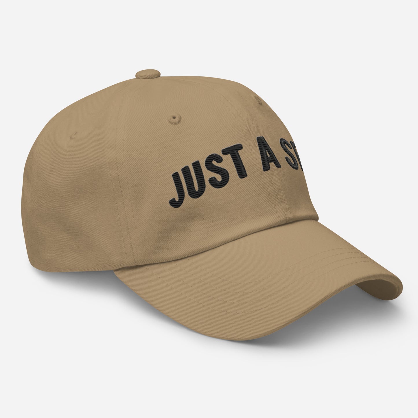 Embroidered "Just A Sec" Dad Hat – Comfortable & Classic for Sunny Days