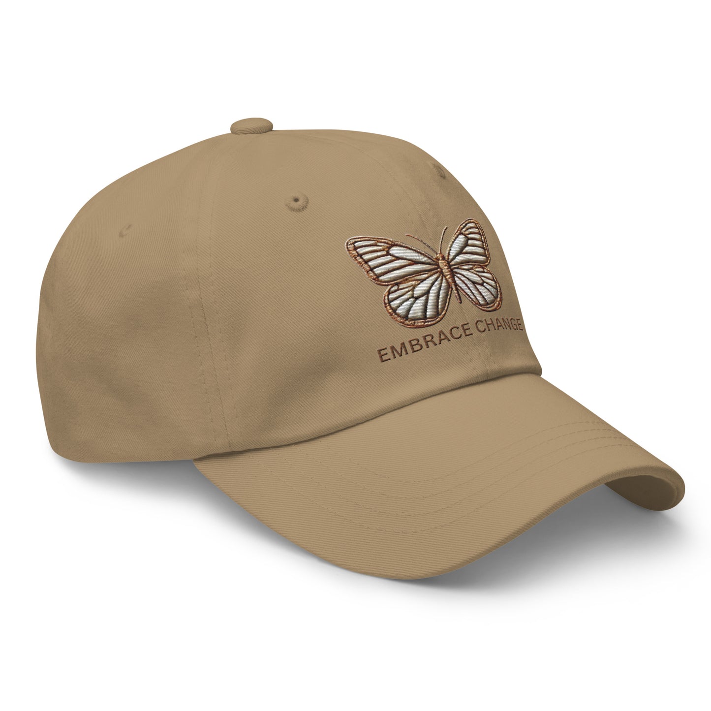 Embroidered 'Simplicity of the Beautiful Butterfly Embrace Change' Dad Hat – Stylish and Comfortable