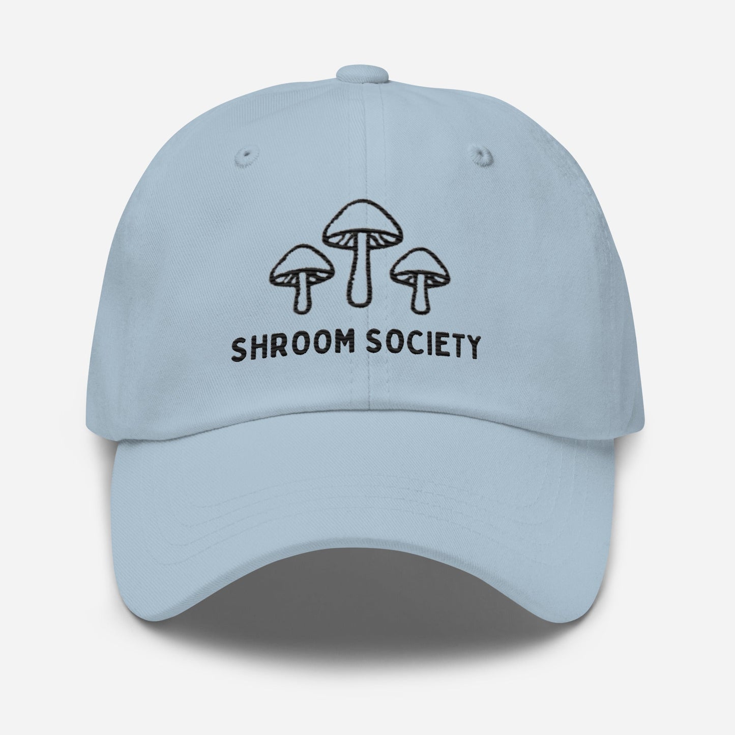 Mushroom Shroom Society Embroidered Dad Hat – Adjustable Low-Profile Cap