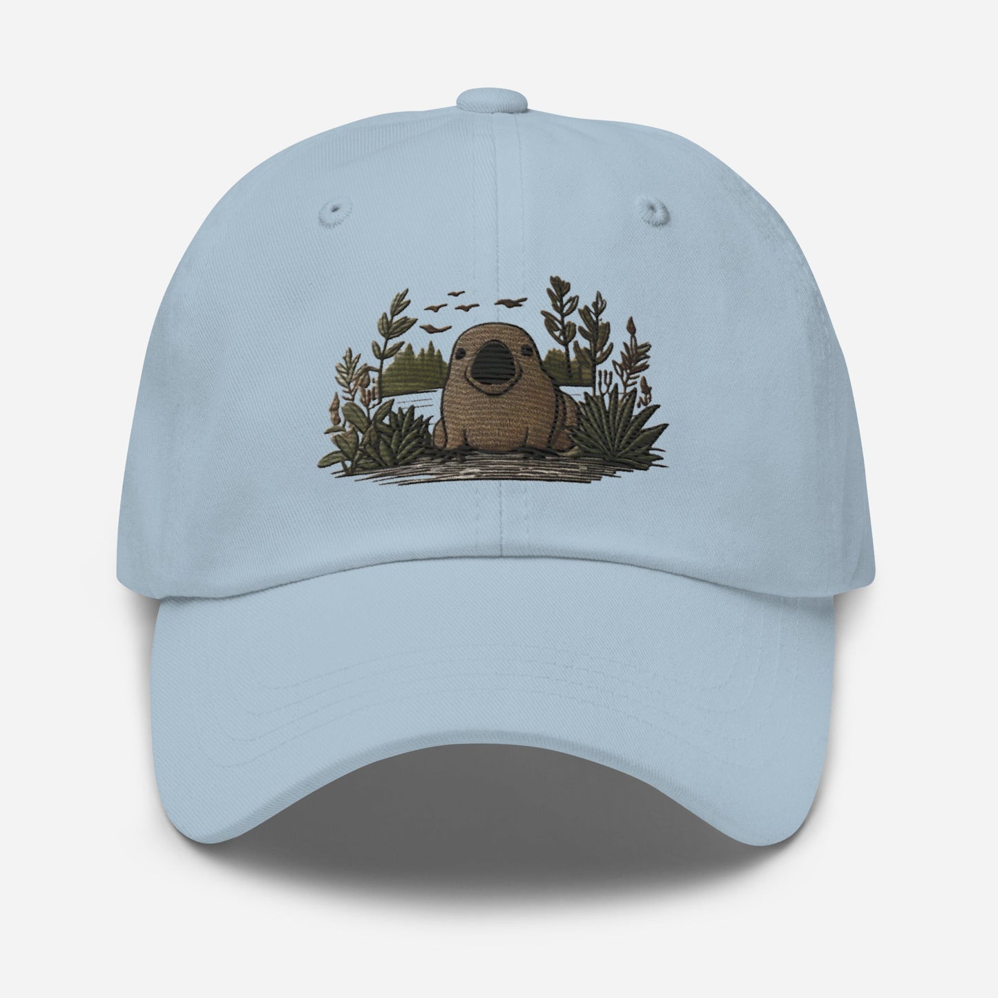 Embroidered Playful Australian Platypus Unique Style Accessory Great Gift Idea Outdoor Adventure Dad hat