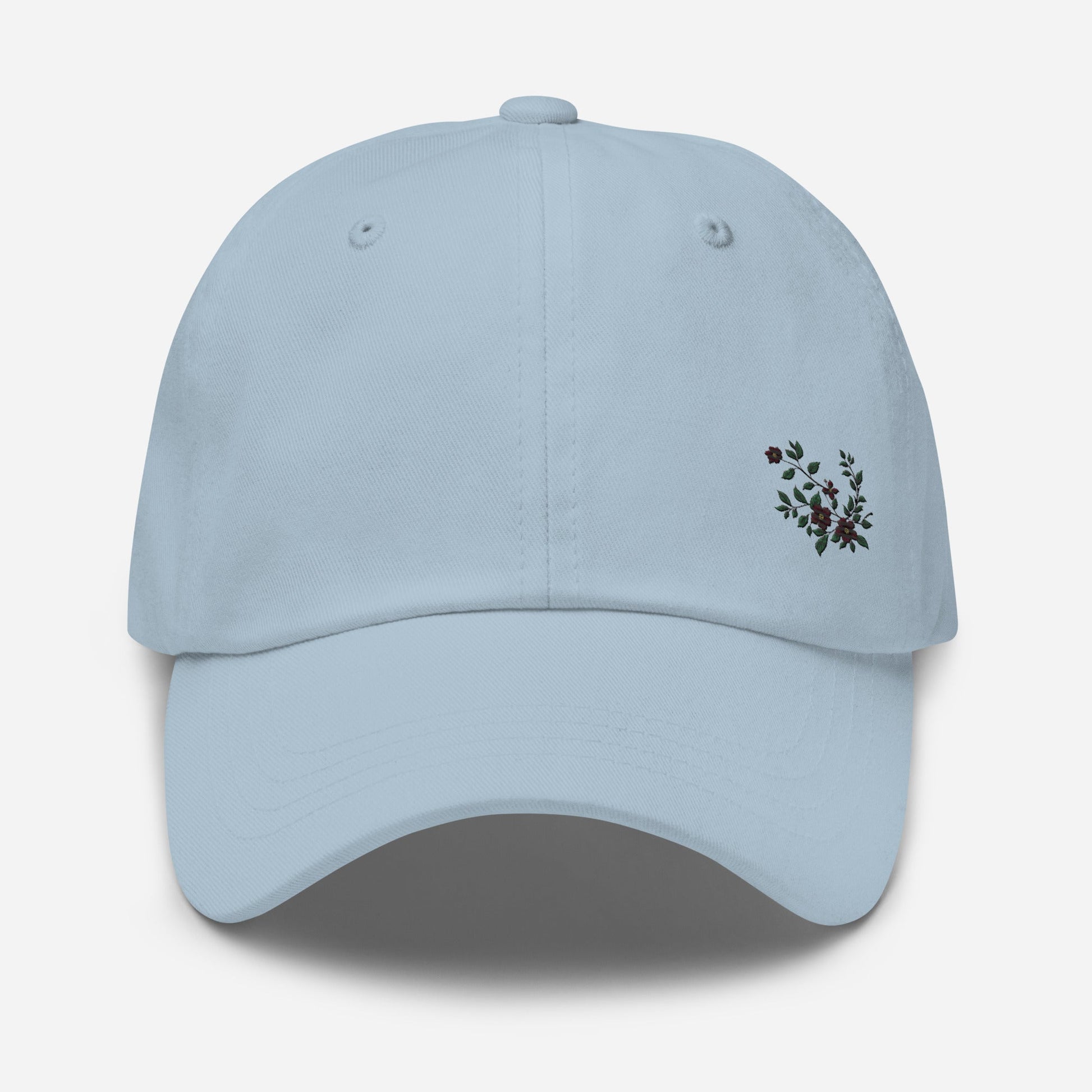 Flower Vine Embroidered Dad Hat