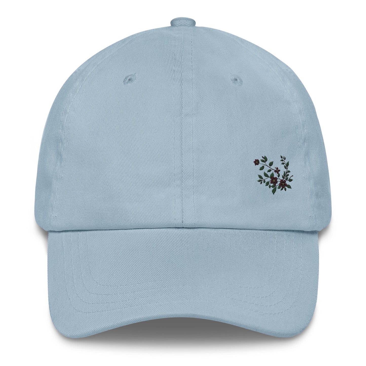 Flower Vine Embroidered Dad Hat