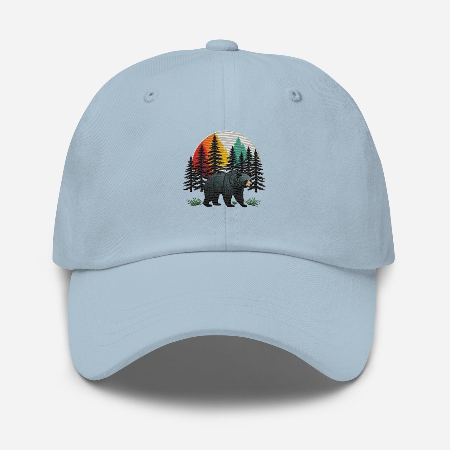 forest guardian black bear dad hat