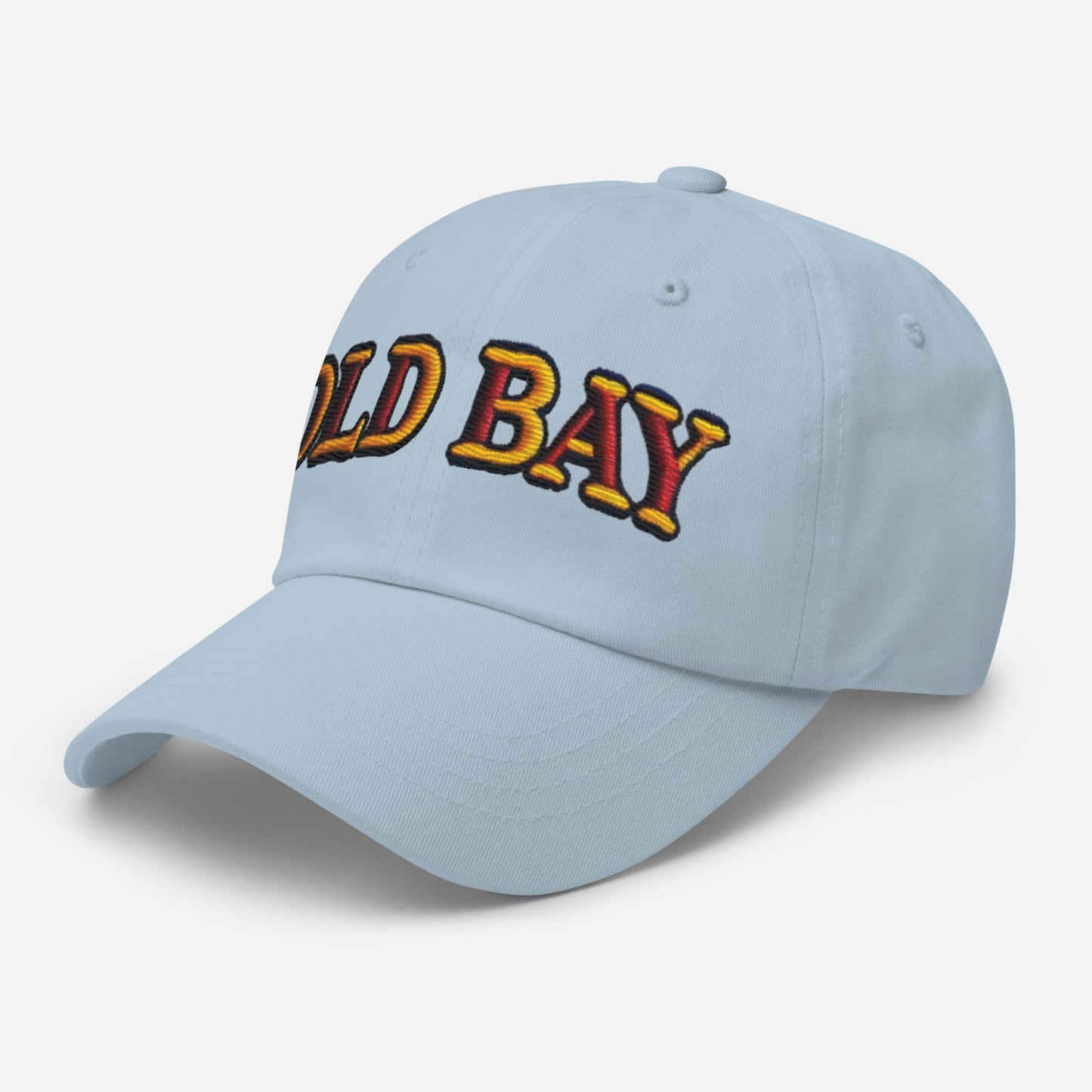 Old Bay Embroidered Dad Hat - Low Profile, Adjustable Strap, Comfortable Fit Great Gift Maryland Chesapeake Bay