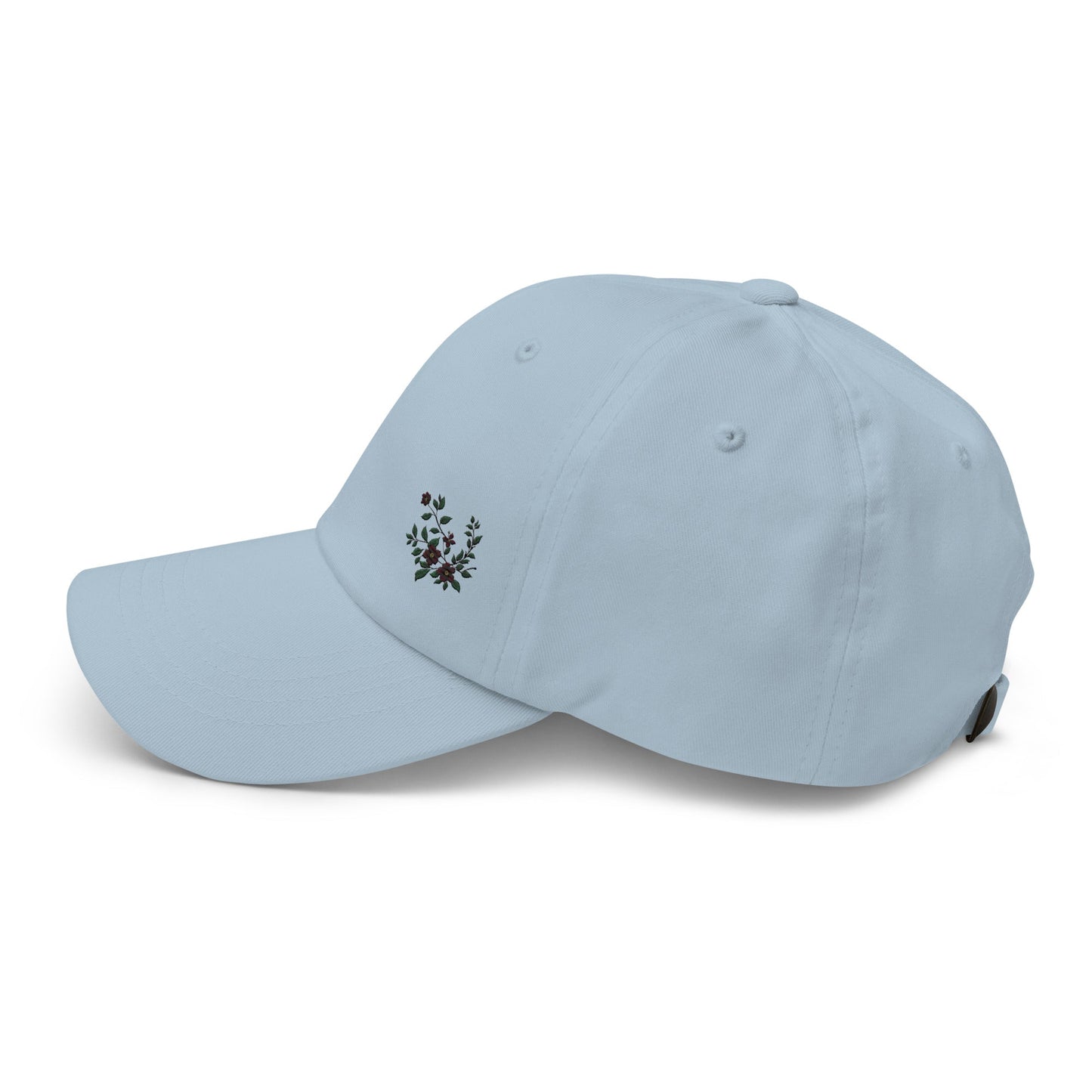 Flower Vine Embroidered Dad Hat